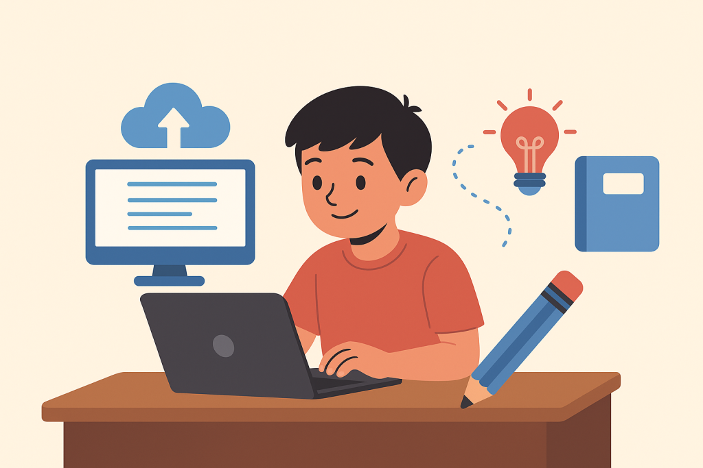 প্রযুক্তি ব্যবহার করে প্রাথমিক শিক্ষার ডিজিটাল ক্লাসরুমে শিশুদের শেখা