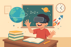 ভার্চুয়াল রিয়ালিটি (VR) প্রযুক্তি ব্যবহার করে প্রাথমিক শিক্ষার্থীদের শেখার অভিজ্ঞতা